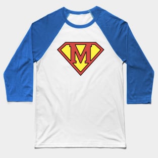 Super Mom Logo Baseball T-Shirt